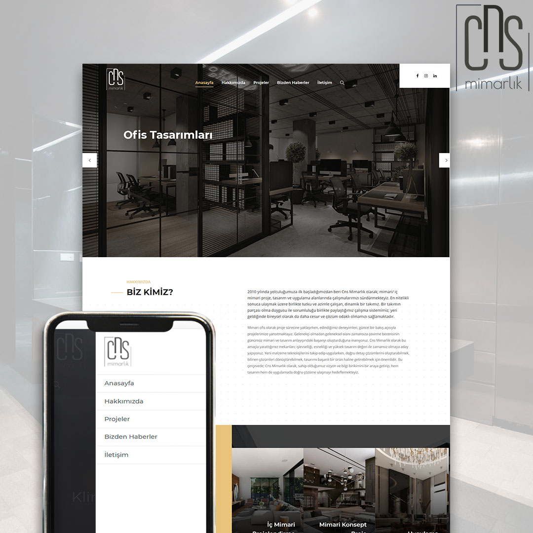 cns mimarlık web site